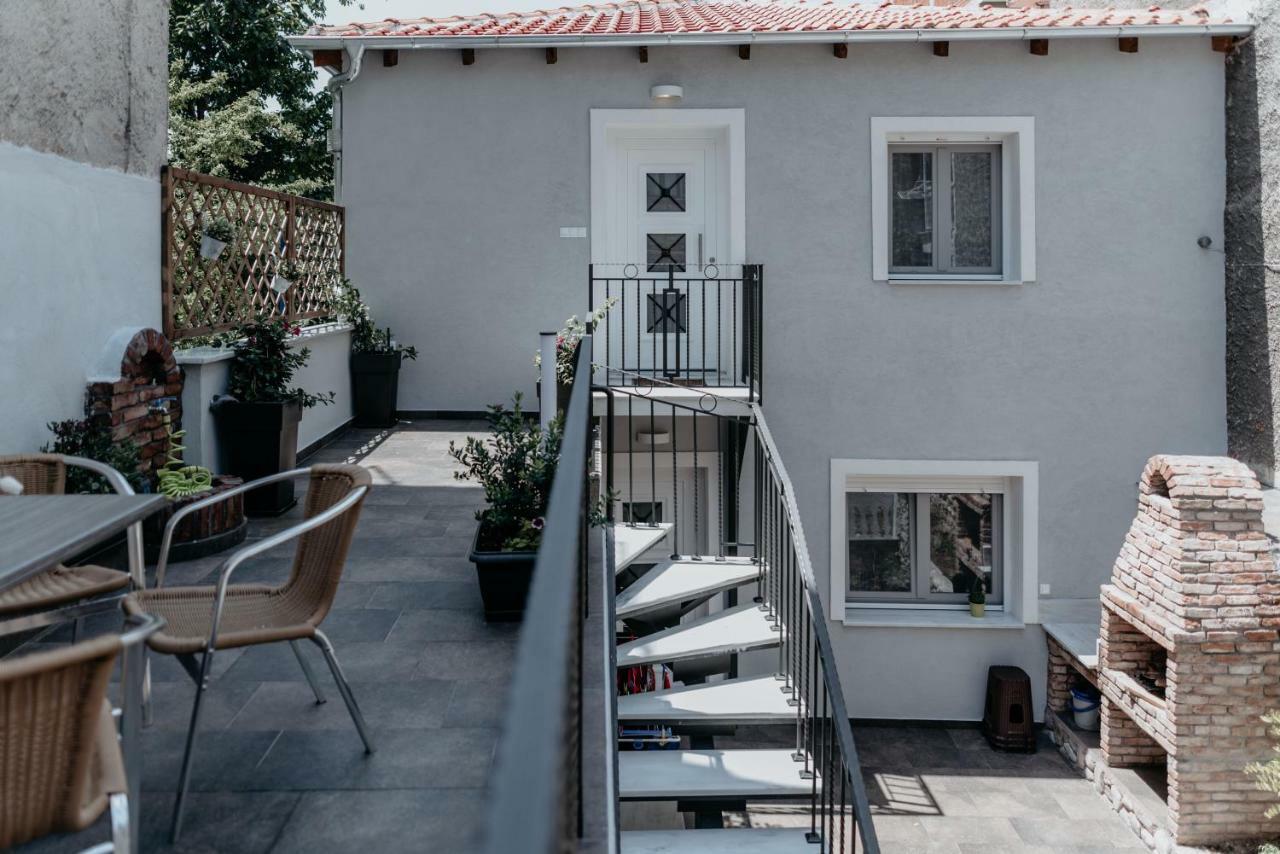 St. Barbara Appartement Dráma Buitenkant foto
